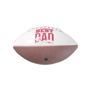 Bester Vater überhaupt – Silhouette von Vater und Football