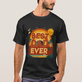 Bester Vater überhaupt Sonnenuntergang T-Shirt