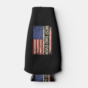 Bester Vater überhaupt US-amerikanische Flagge Ges Flaschenkühler