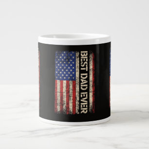 Bester Vater überhaupt US-amerikanische Flagge Ges Jumbo-Tasse