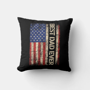 Bester Vater überhaupt US-amerikanische Flagge Ges Kissen