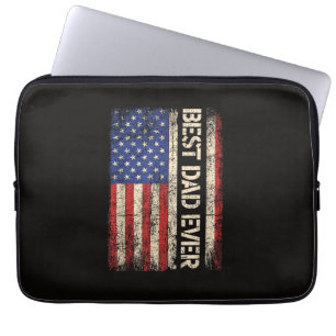Bester Vater überhaupt US-amerikanische Flagge Ges Laptopschutzhülle