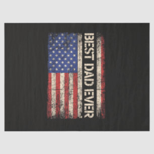 Bester Vater überhaupt US-amerikanische Flagge Ges Seidenpapier