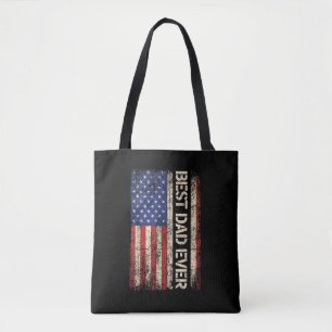 Bester Vater überhaupt US-amerikanische Flagge Ges Tasche