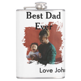 Bester Vater überhaupt Vater Papa Geschenk Foto Na Flachmann