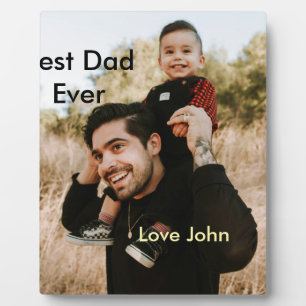 Bester Vater überhaupt Vater Papa Geschenk Foto Na Fotoplatte