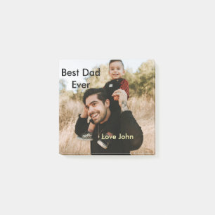 Bester Vater überhaupt Vater Papa Geschenk Foto Na Post-it Klebezettel