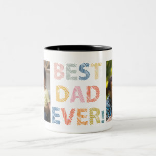 Bester Vater überhaupt. Wir lieben dich sehr Zweifarbige Tasse