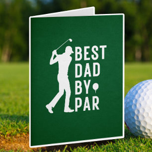 Bester Vater unter Par Karte