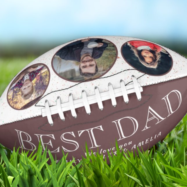 Bester Vater Vater 3 FotoCollage Football (Von Creator hochgeladen)