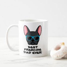 Bester Vater Vatertag Schwarzer Frenchie Kaffeetasse