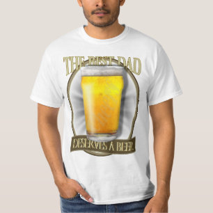 Bester Vater verdient ein Bier T-Shirt