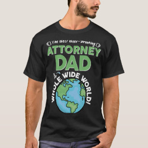 Bester Vater von Anwälten in der ganzen Welt T-Shirt