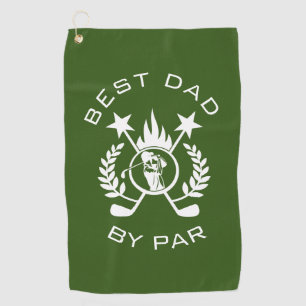 Bester Vater von Papa Geschenk des Vaters Golfhandtuch