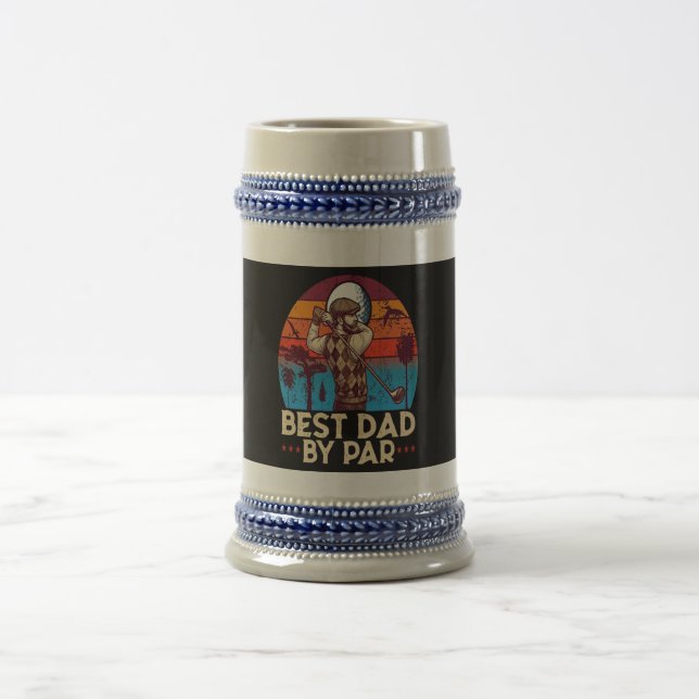 Bester Vater von Par Bierglas (Mittel)