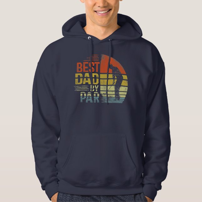 Bester Vater von Par Daddy Vathers Day Geschenk Vi Hoodie (Vorderseite)