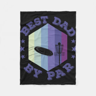 Bester Vater von Par Discgolf Fleecedecke