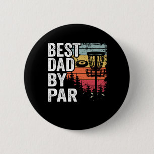Bester Vater von Par Disk Golf Daddy Gift Disk Gol Button