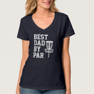 Bester Vater von Par Funny Disc Golf Geschenk T-Shirt
