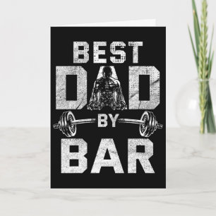 Bester Vater von R für Fitnessstudio-Workout Väter Karte