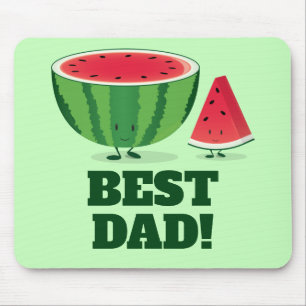Bester Vater Watermelon Mousepad