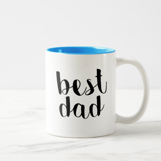 Bester Vater Zweifarbige Tasse (Rechts)