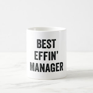 Bester verdammter Manager Kaffeetasse
