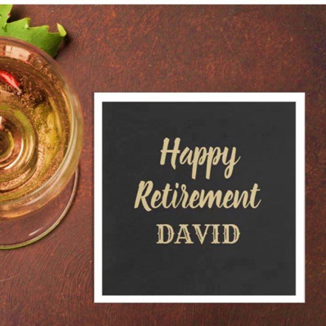 Bester Verkäufer! Personalisierte Ruhestandsnähten Serviette (Von Creator hochgeladen)