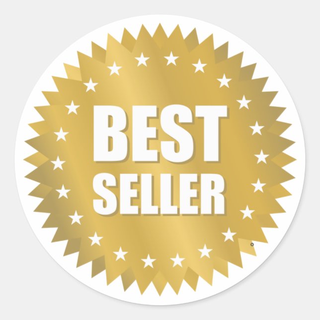 Bester Verkäufer Runder Aufkleber (Vorderseite)