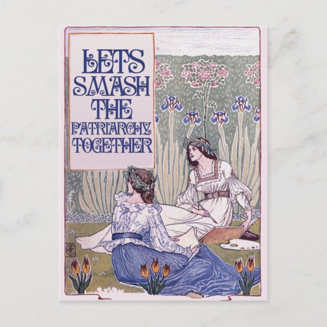 Bester weiblicher Freund Postkarte (Vorderseite)