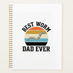 Bester Wurm-Vater Aller Zeiten Vintage Wurm-Shirt Planer