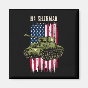 Bester Ww2 Tank M4 Sherman A Wwii Army Tank für Mi Magnet