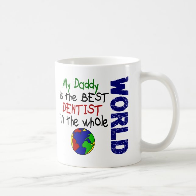 Bester Zahnarzt in Welt 2 (Vati) Kaffeetasse (Rechts)