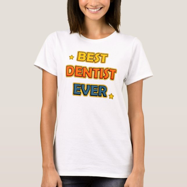 Bester Zahnarzt je T-Shirt (Vorderseite)