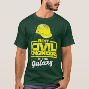 Bester Ziviler Ingenieur in der Galaxie T-Shirt