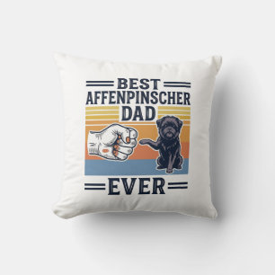 Bestes Affenpinscher-Vater-T-Shirt aller Zeiten Vi Kissen