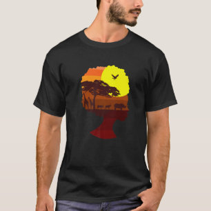 Bestes afrikanisches Queen-Geschenk   Black Roots  T-Shirt