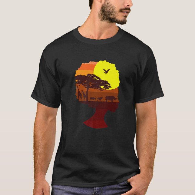 Bestes afrikanisches Queen-Geschenk | Black Roots  T-Shirt (Vorderseite)