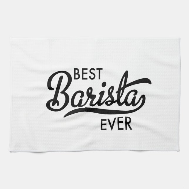 Bestes Barista je Geschirrtuch (Horizontal)
