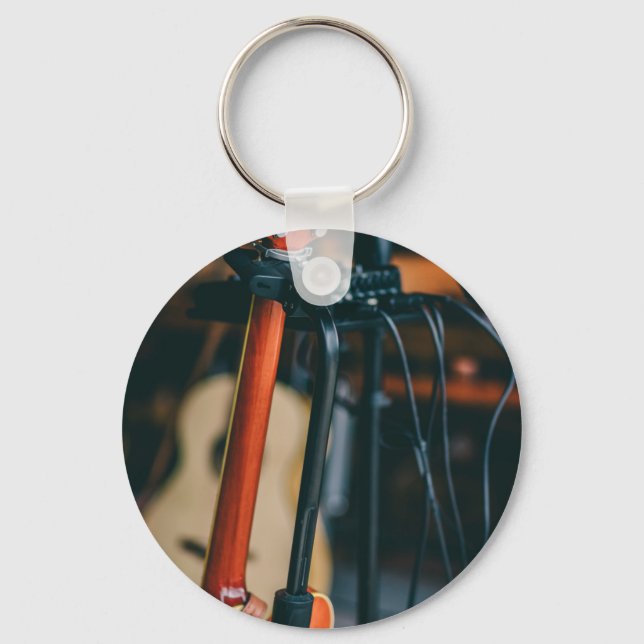 Bestes Bassist-Geschenk Schlüsselanhänger (Vorderseite)