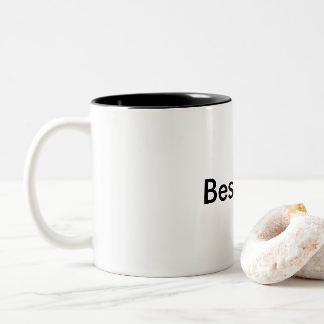Bestes bemannt Tasse (Mit Donut)