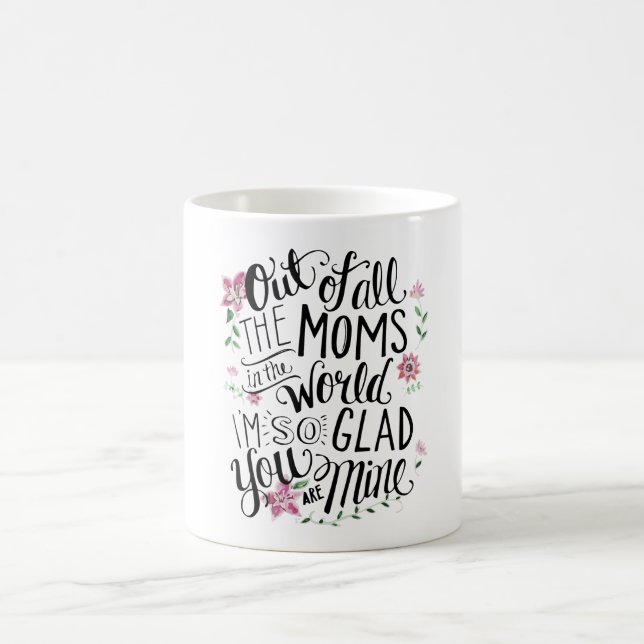 Bestes Blumenangebot für die Mama Kaffeetasse (Mittel)