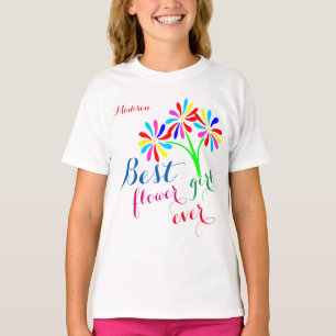 Bestes Blütenmädchen je nach Kundenwunsch T-Shirt