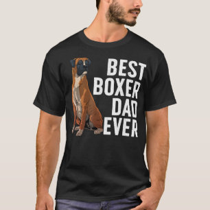 Bestes Boxer Dog Design für Männer Vater Haustier T-Shirt