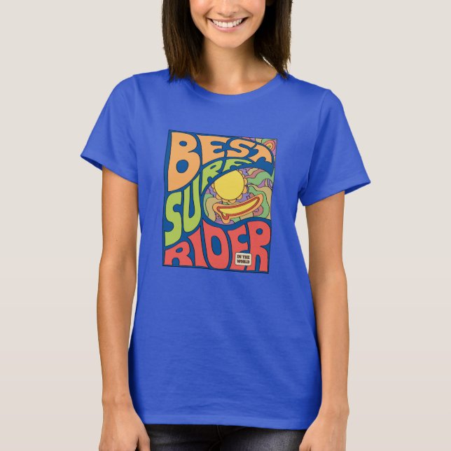 Bestes Brandungs-überhaupt Plakat T-Shirt (Vorderseite)