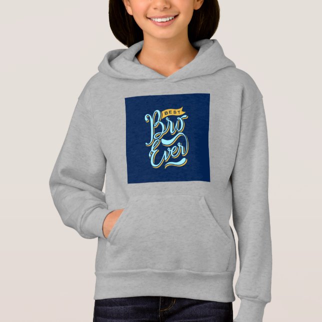 Bestes Bro für immer Hoodie (Vorderseite)