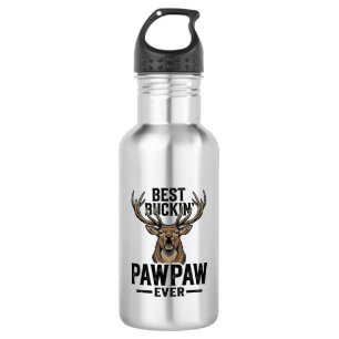 Bestes Buckin Pawpaw Vintage Hirsch Jagd Shirt_1 Edelstahlflasche