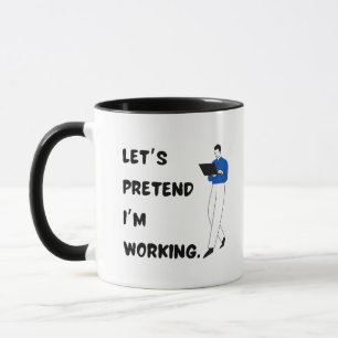 Bestes Bürogeschenk für faule Kollegen lustige Zit Tasse