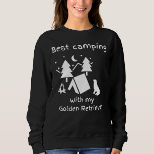 Bestes Camping mit meinem Golden Retriever Goldie Sweatshirt