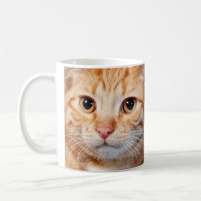 Bestes Cat Vater Foto Kaffeetasse (Links)